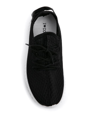 Black Net Sporty Shoes