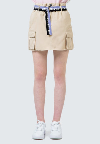 Utility Skirt with Printed belt