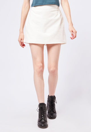 Fitted Linen Look Skort