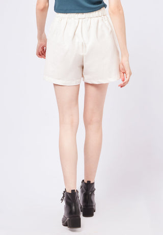 Fitted Linen Look Skort