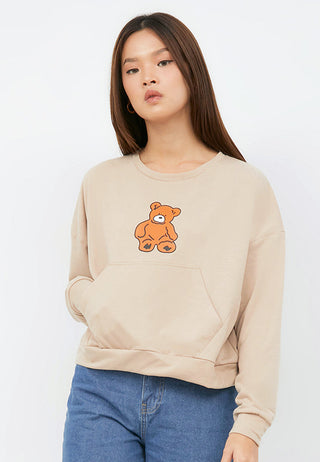 Baggy Sweatshirt with Front Pocket