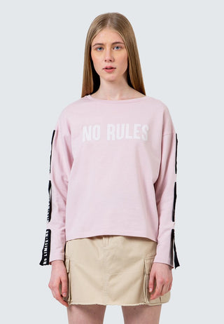 No Rules Print Sweatshirt