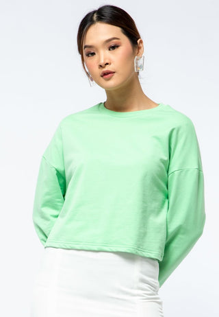 Basic Crop Sweatshirt