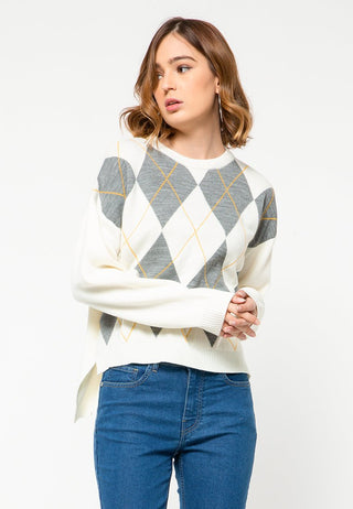 Oversize Motif Sweater