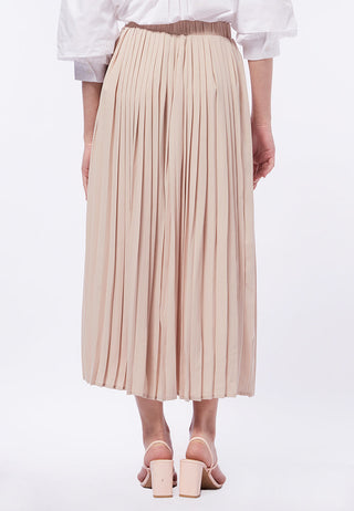 Pleated Maxi Skirt