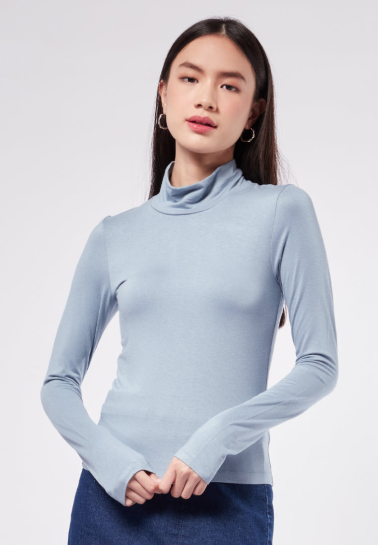 Long Sleeve Turtleneck Top1