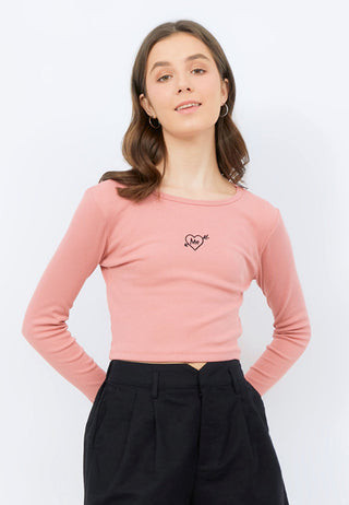Embroidered Long Sleeve T-shirt