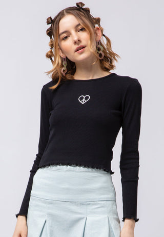 Long Sleeve Rib T-shirt