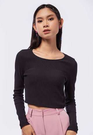 Back Focus Ribbed Top
