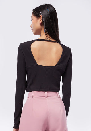 Back Focus Ribbed Top