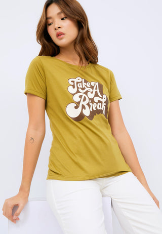 Crew Neck Graphic T-shirt