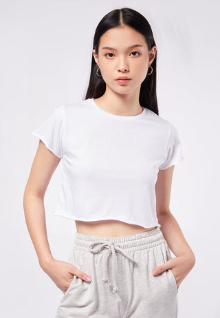 Boxy Short Sleeve Crop T-Shirt