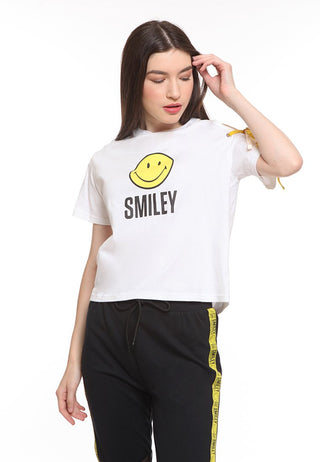 [GIFT WITH PURCHASE] Smiley®Asymetry Cut Out Tee