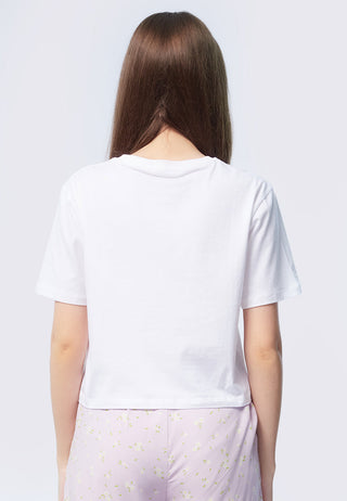 Graphic Short Sleeve Lounge Top