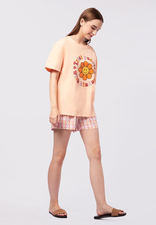 Short Sleeve Lounge T-Shirt with Graphic