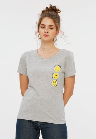[GIFT WITH PURCHASE] Happy Thoughts SmileyWorld Crew Neck T-shirt