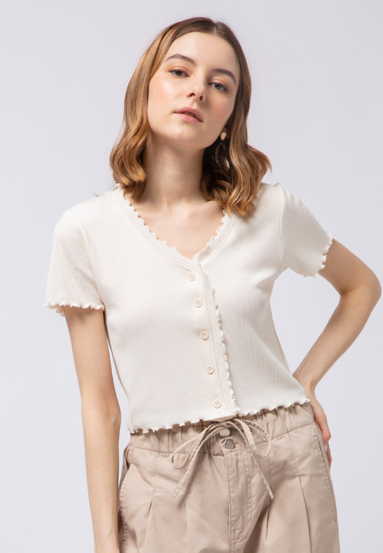 Button Up Short Sleeve Top – COLORBOX - Indonesia