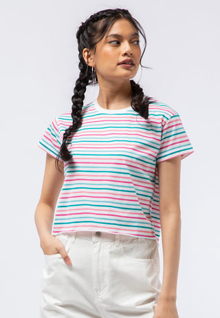 Striped Crop T-shirt