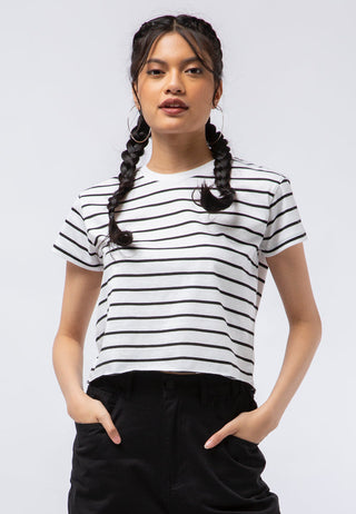 Striped Crop T-shirt