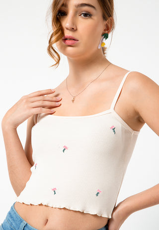 Embroidery Tank Top