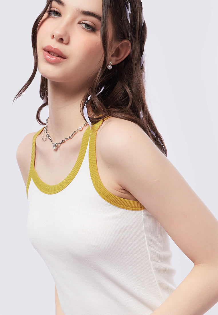 Contrast Rib Tanktop – COLORBOX - Indonesia