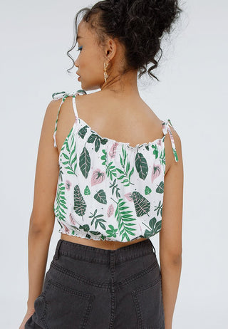 Crop Strappy Tank Top