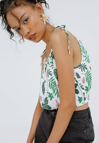 Crop Strappy Tank Top