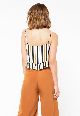Ruched Tanktop Stripes