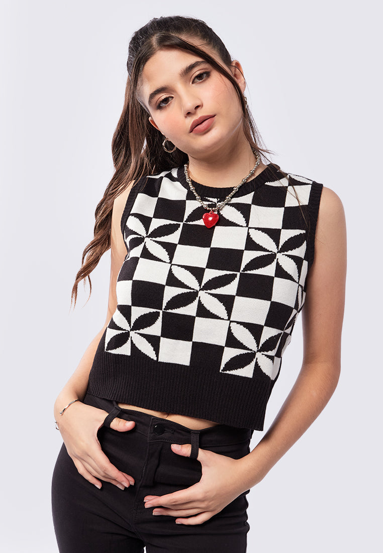 Colorblock Knit Vest – COLORBOX - Indonesia
