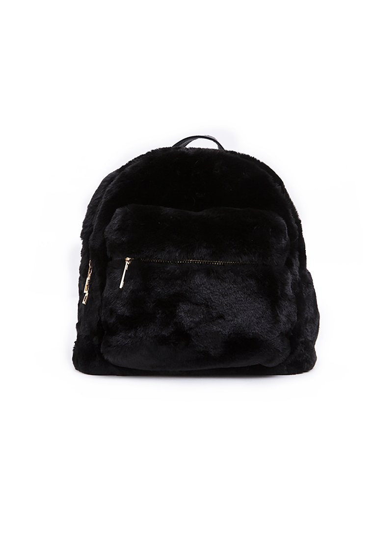 Fur Mini Backpack – COLORBOX - Indonesia