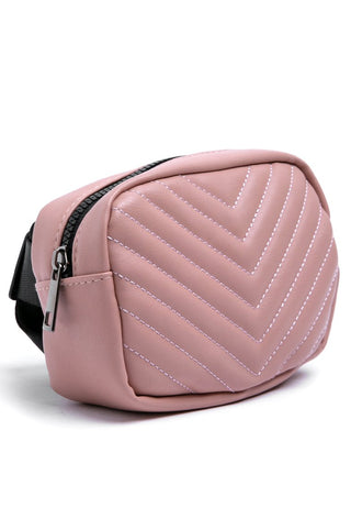 Quilted Dusty Pink Sling Bag