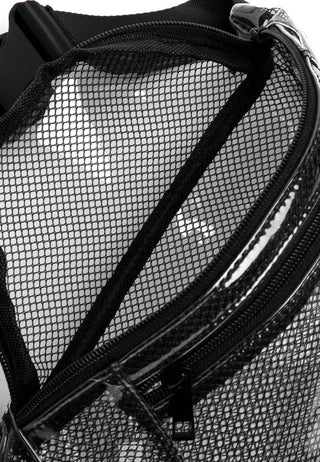 Transparent waist bag - Black