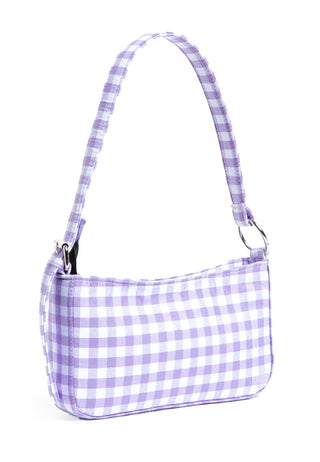 Gingham Shoulder Bag Lilac