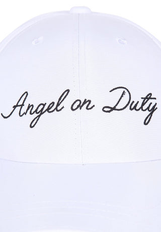 Angel on Duty Cap - White