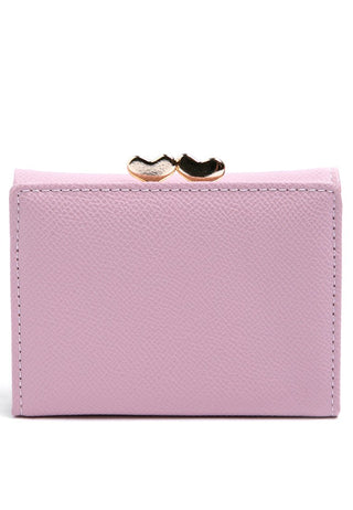 Pink wallet with coin pocket