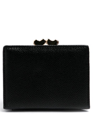 Black wallet with coin pocket