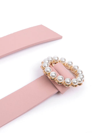 Pearl Waist Belt - Dusty Pink