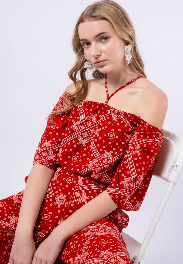 Printed Off Shoulder Top – COLORBOX - Indonesia