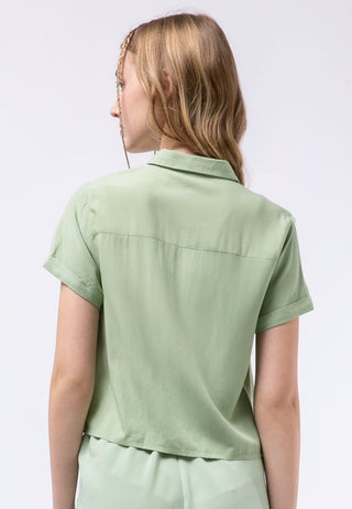 Short Sleeve Crop Shirt