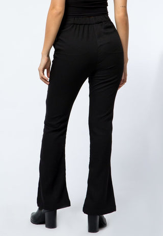 Flare Pants with Lining Details