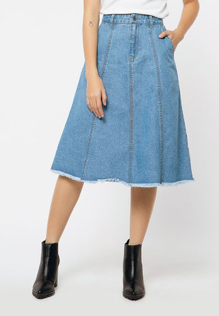 A-line Denim skirt