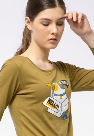 Cat Long Sleeve T-shirt