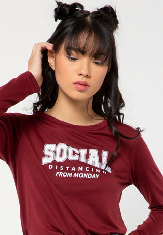 Social Distance Long Sleeves T-shirt
