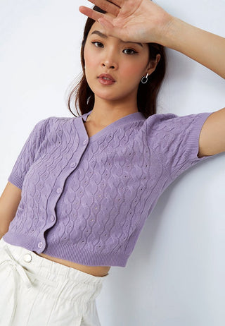 Cable Knit Top