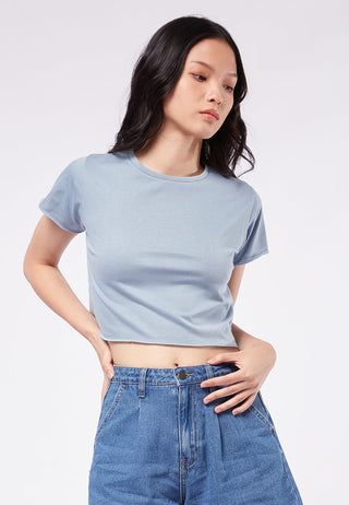 Boxy Short Sleeve Crop T-Shirt