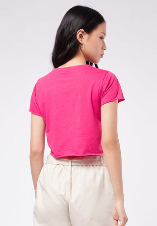 Boxy Short Sleeve Crop T-Shirt
