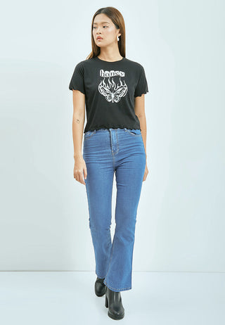 Graphic T-shirt with Frills
