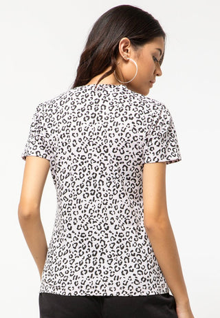 Cheetah Round Neck T-Shirt
