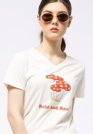 Bold and Real V-Neck T-shirt