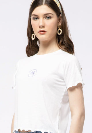 Embroidery Short Sleeve T-Shirt